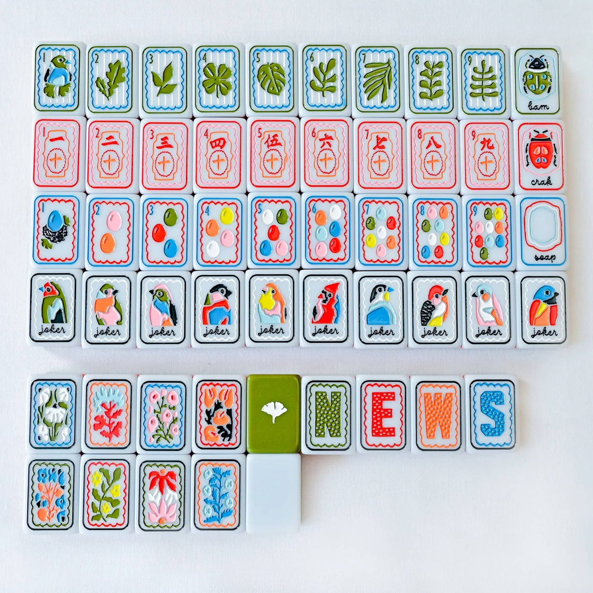Flirty Birdie Tiles