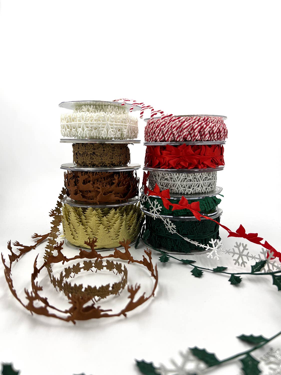 Gingerbread Man Satin Shape Ribbon