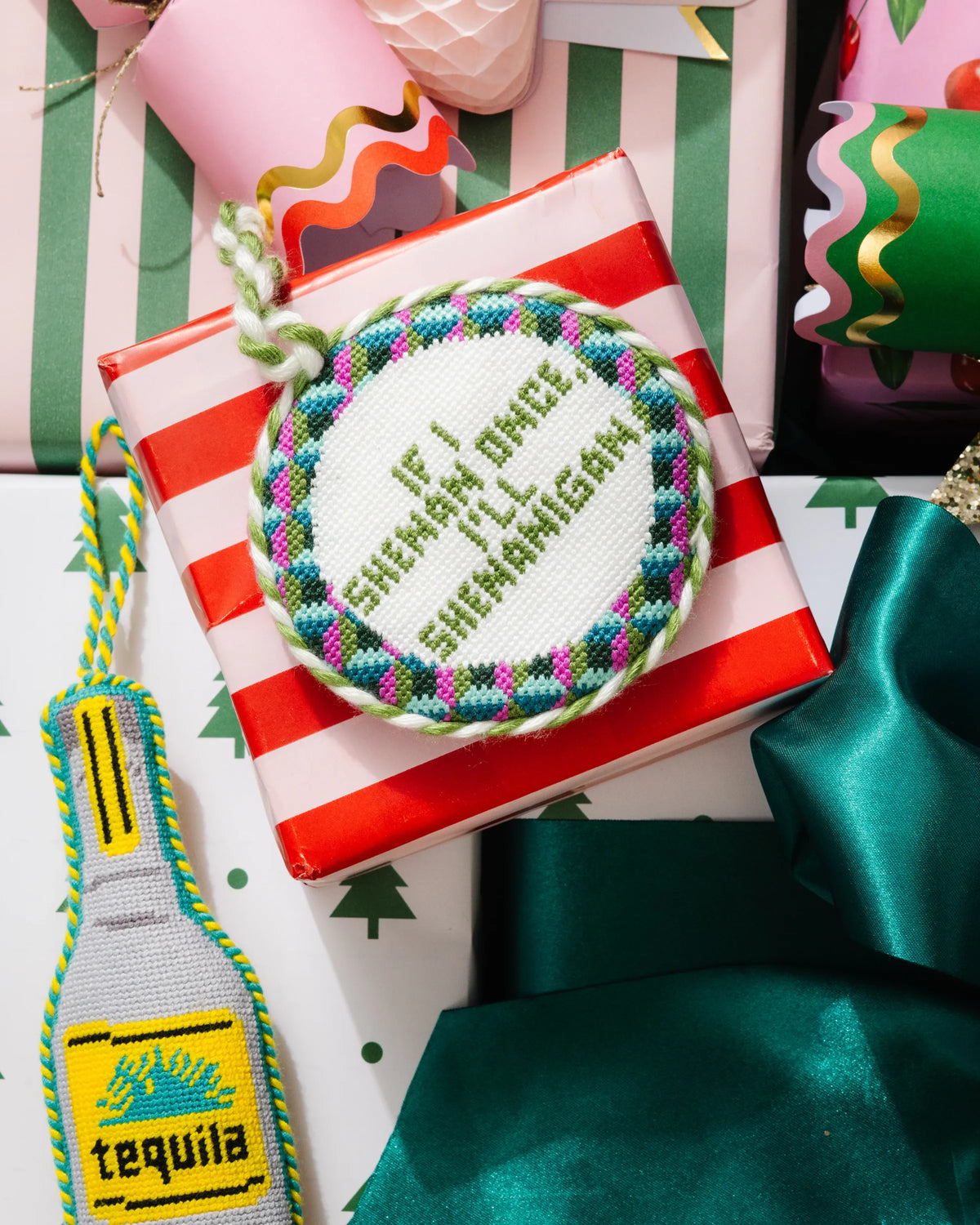 Needlepoint Ornament - Shenanigans