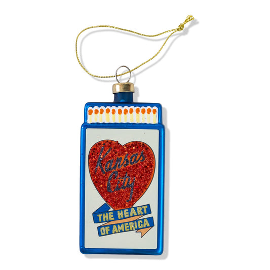 Matchbook Ornament - Kansas City