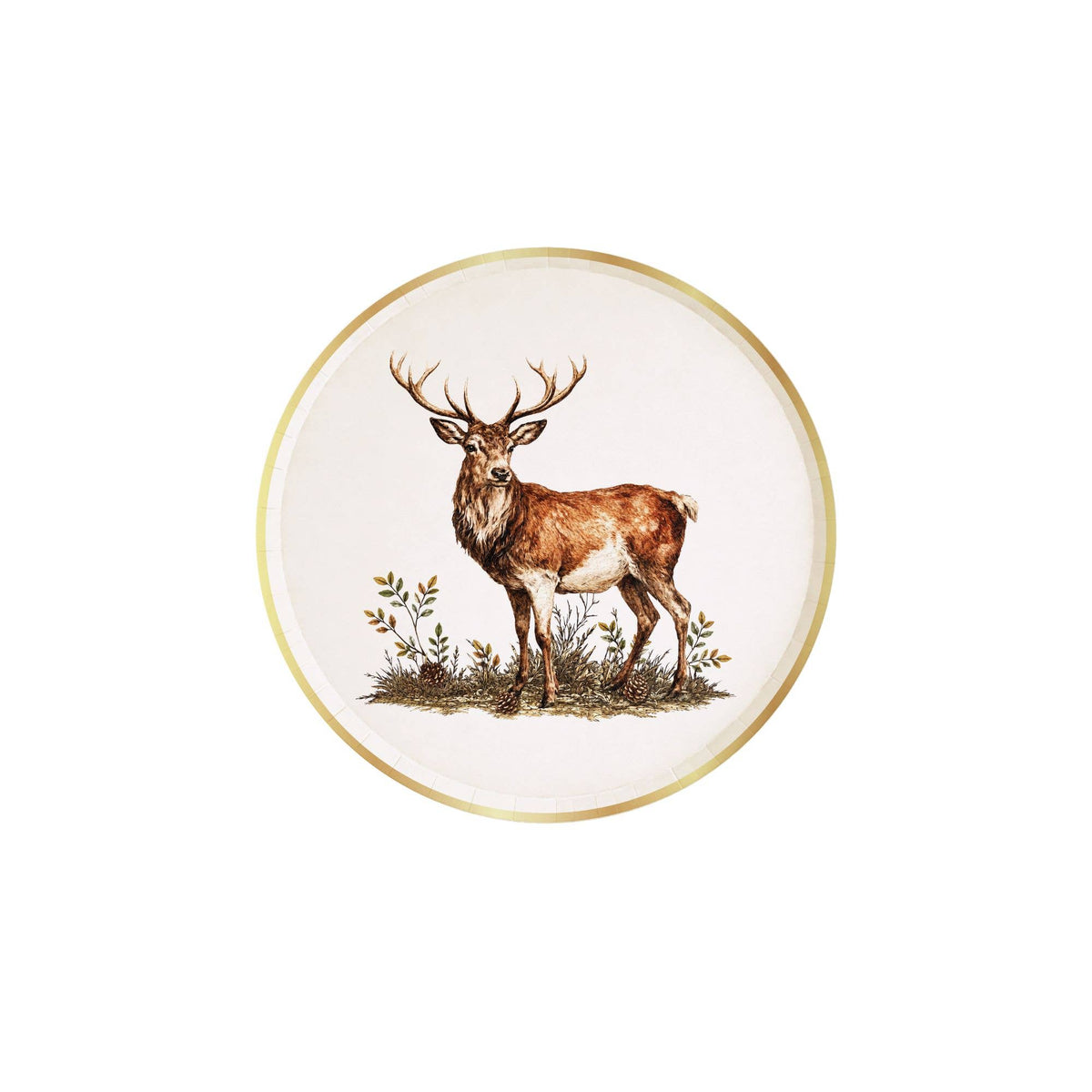 Rustic Stag 6" Appetizer Plate