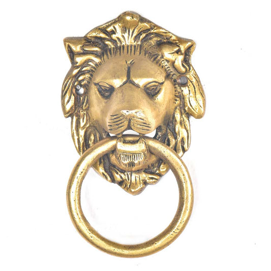 1 Piece Brass Lion Luxurious Door Ring Door Knocker