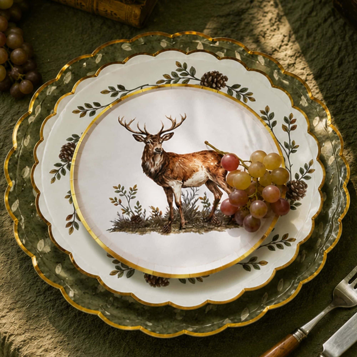 Rustic Stag 6" Appetizer Plate