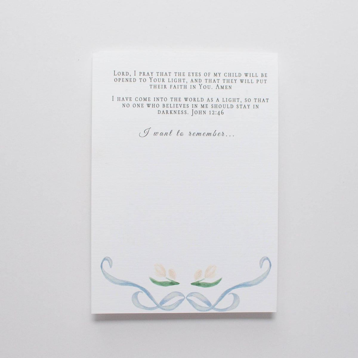 Baby Milestone Scripture Cards for Memory Keeping