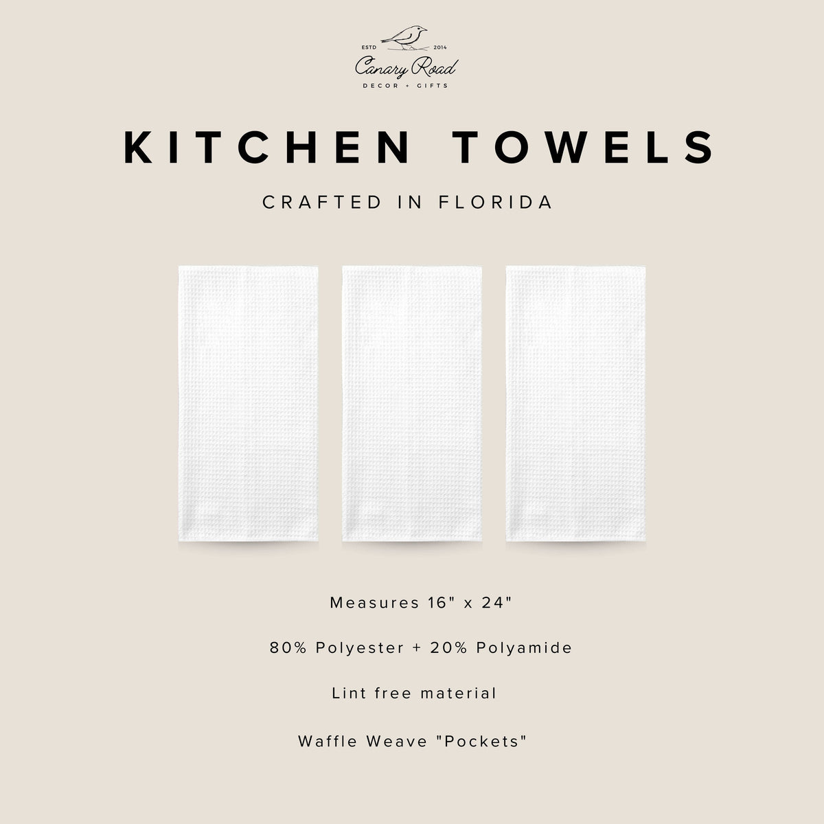Oyster Shell Nautical Coastal Beach Ocean Kitchen Towel