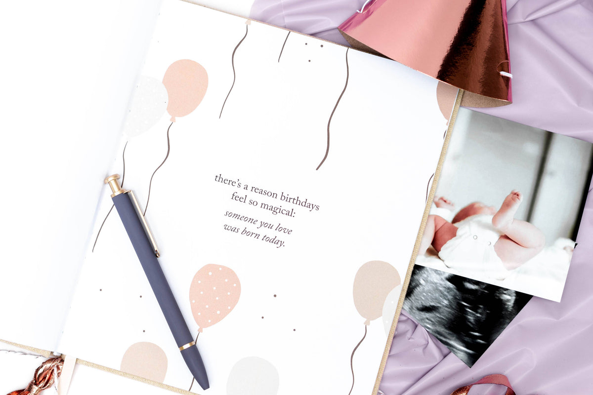 Birthday Memory Book | Birthday Guest Book | Christmas Gift