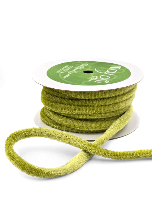 1/4" Moss Green Velvet Piping