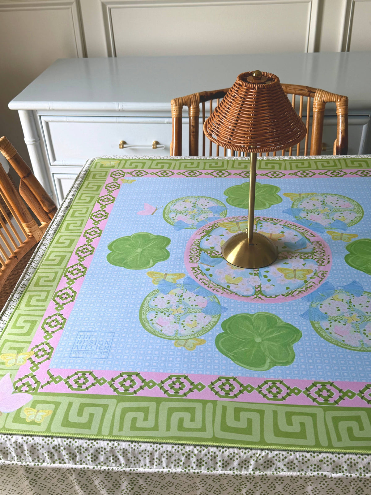 PRE-ORDER || Greer Papillon Society 32.5”x 32.5” Mahjong Mat