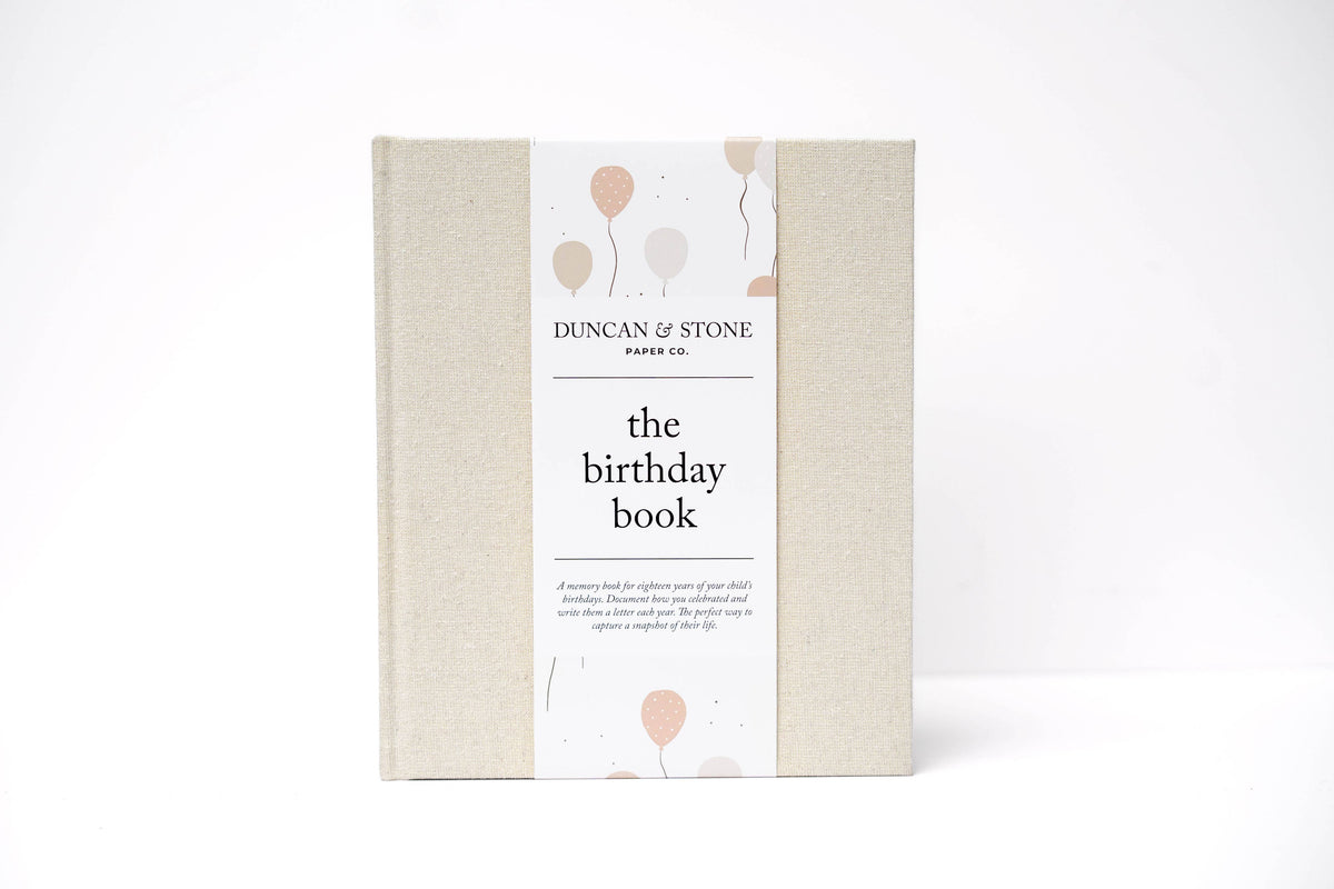 Birthday Memory Book | Birthday Guest Book | Christmas Gift