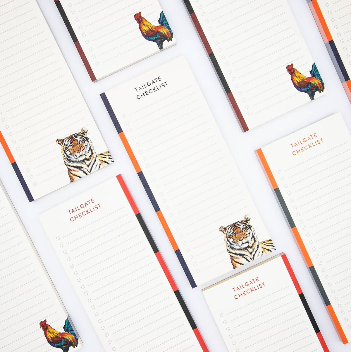 Gold + Purple Tiger Notepad