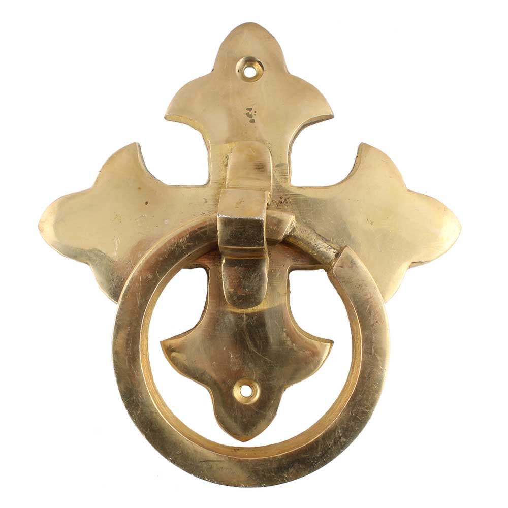 1 Piece Brass Roman Design Elegant Entry Door Knocker