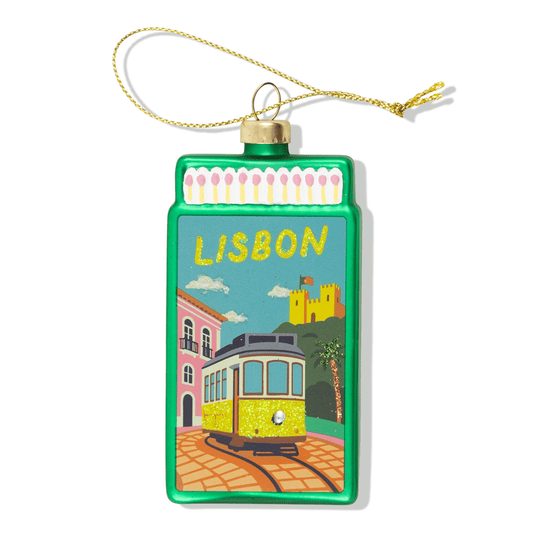 Lisbon Matchbook Ornament