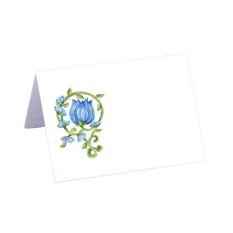 Garden and Vine - Blue Place Cards
