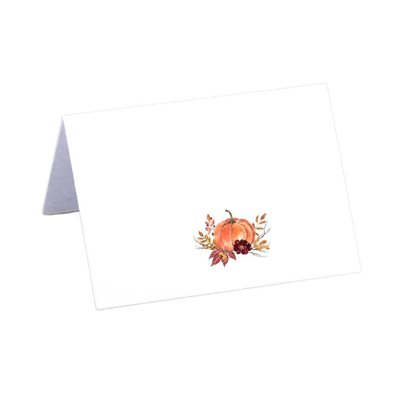 Pumpkin Place Cards