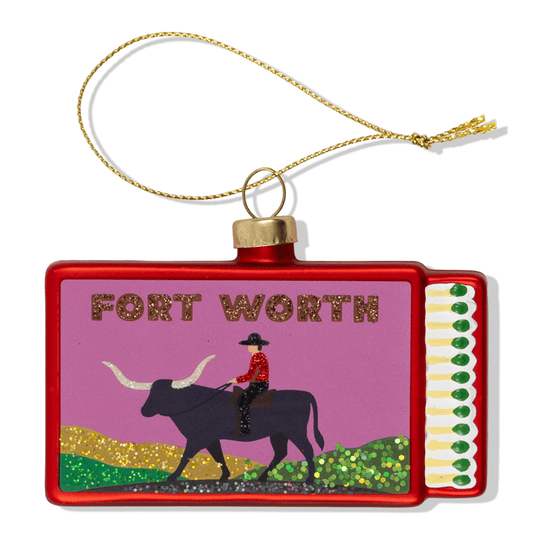 Fort Worth Matchbook Ornament