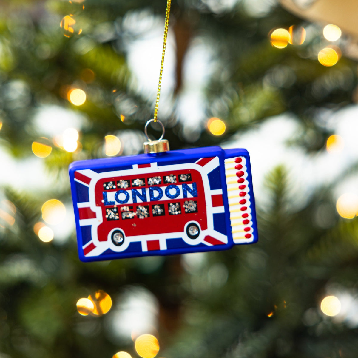 Matchbook Ornament - London