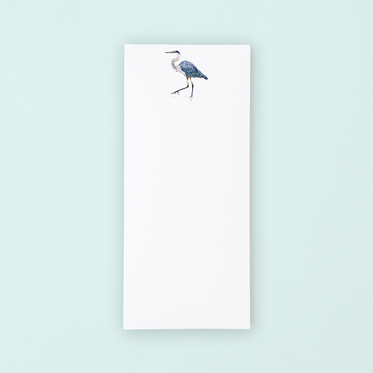 Blue Heron List Notepad