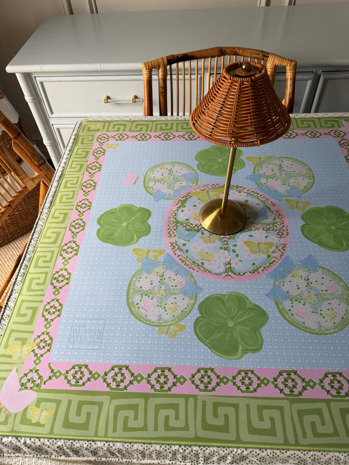 PRE-ORDER || Greer Papillon Society 32.5”x 32.5” Mahjong Mat