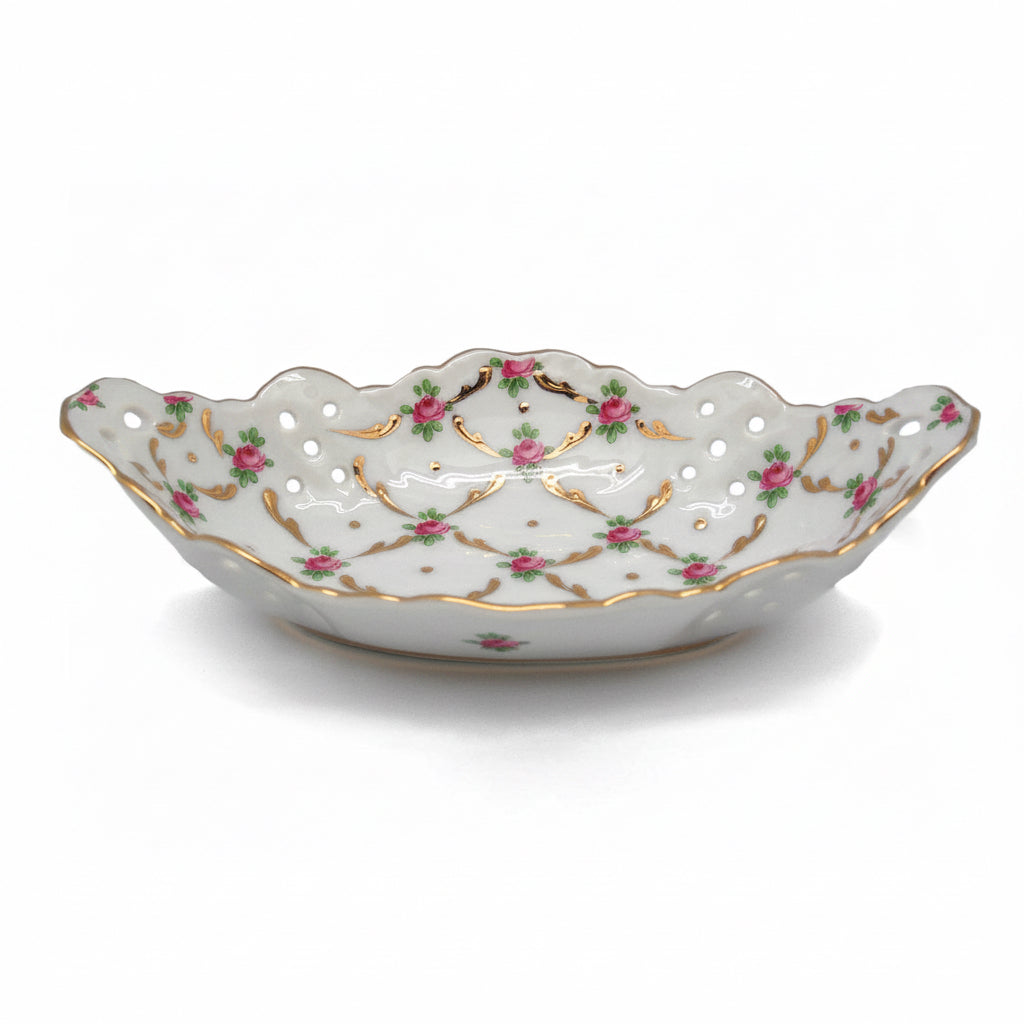 Victorian Desert Rose Dish Jewelry Box