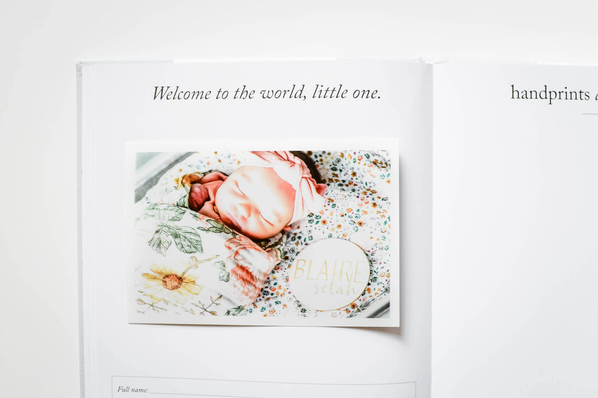 Baby's First Year Memory Book & Photo Album | Mother's Day