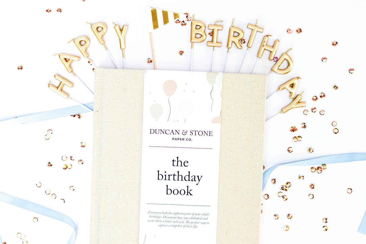 Birthday Memory Book | Birthday Guest Book | Christmas Gift