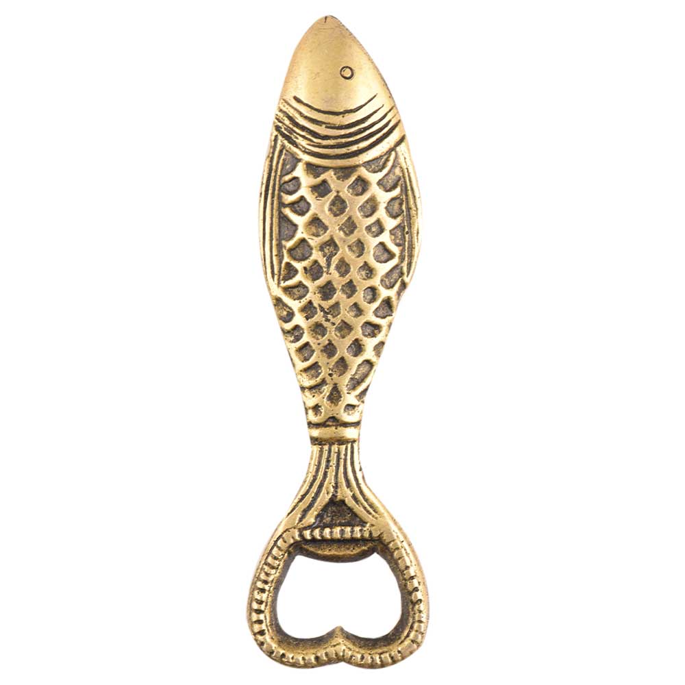 Brass Bottle Opener Wholesale Fish Opener Bar Accessory|1 Pc