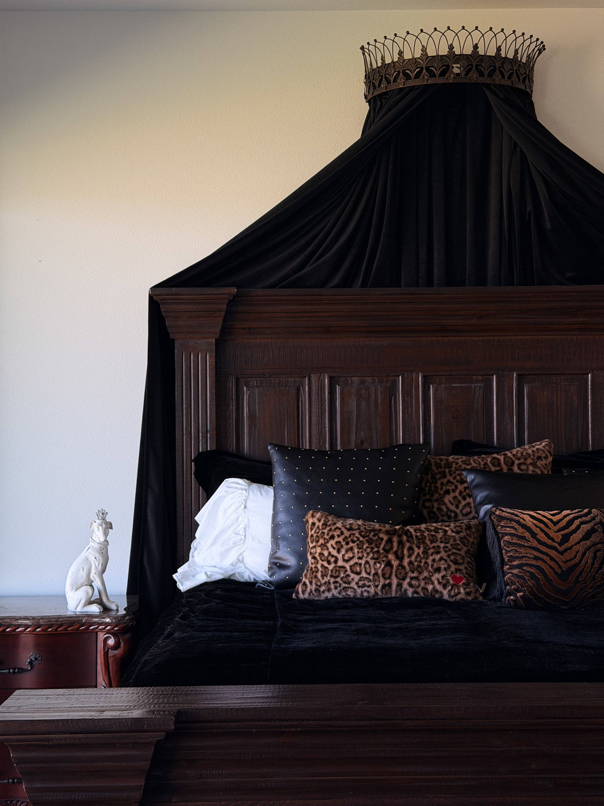Sable | Tiger Print Fringe Pillow