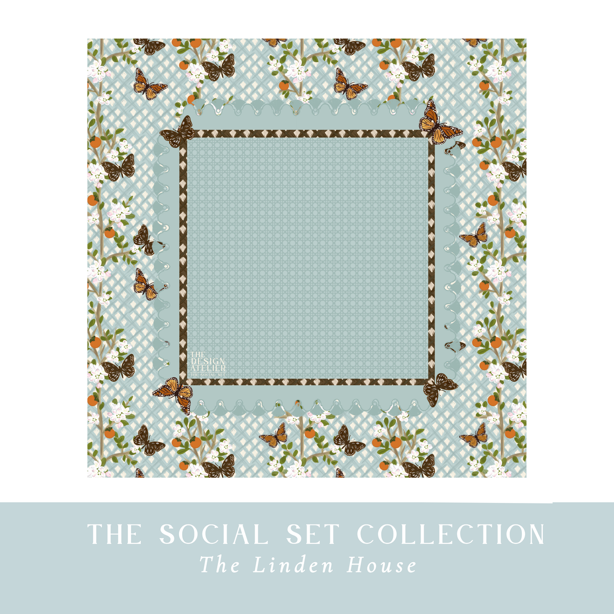 PRE-ORDER || The Linden House 32.5”x 32.5” Mahjong Mat