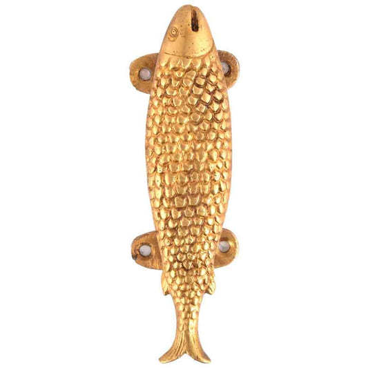 1 Piece Fish Cabinet Handles Brass (Gold)