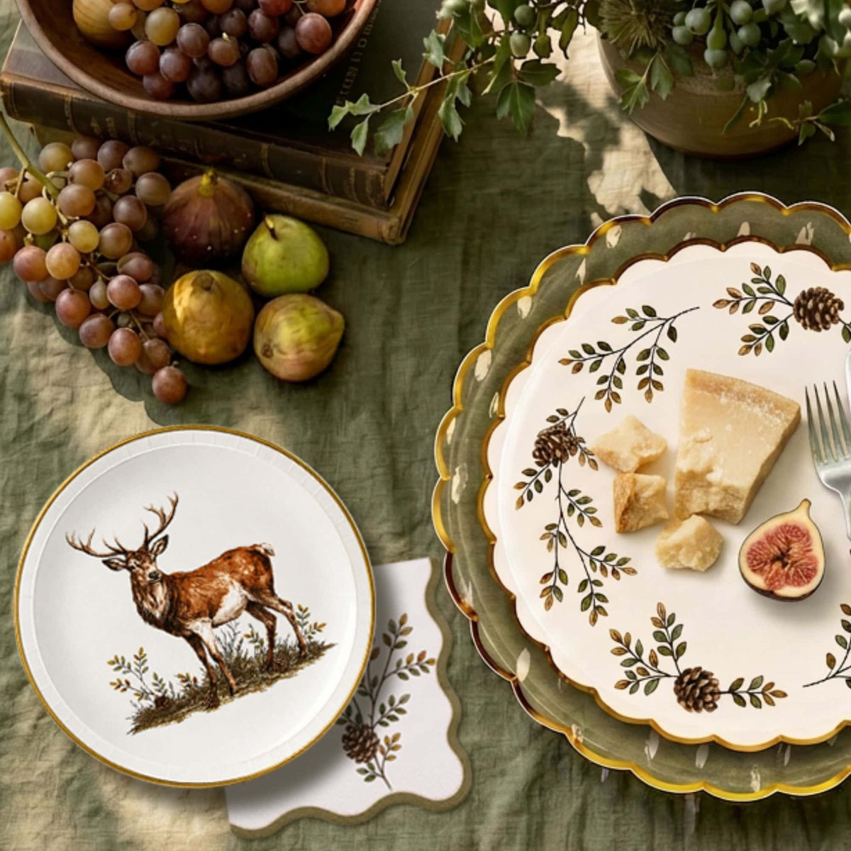 Rustic Stag 6" Appetizer Plate