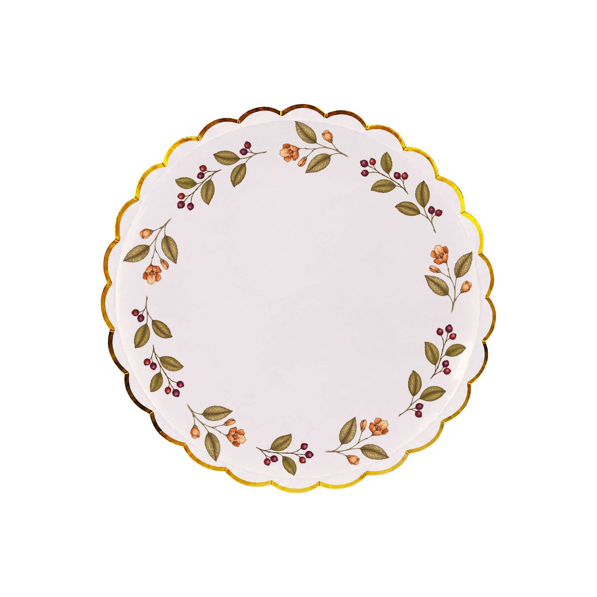 Mulberry Wreath 8" Small Plate