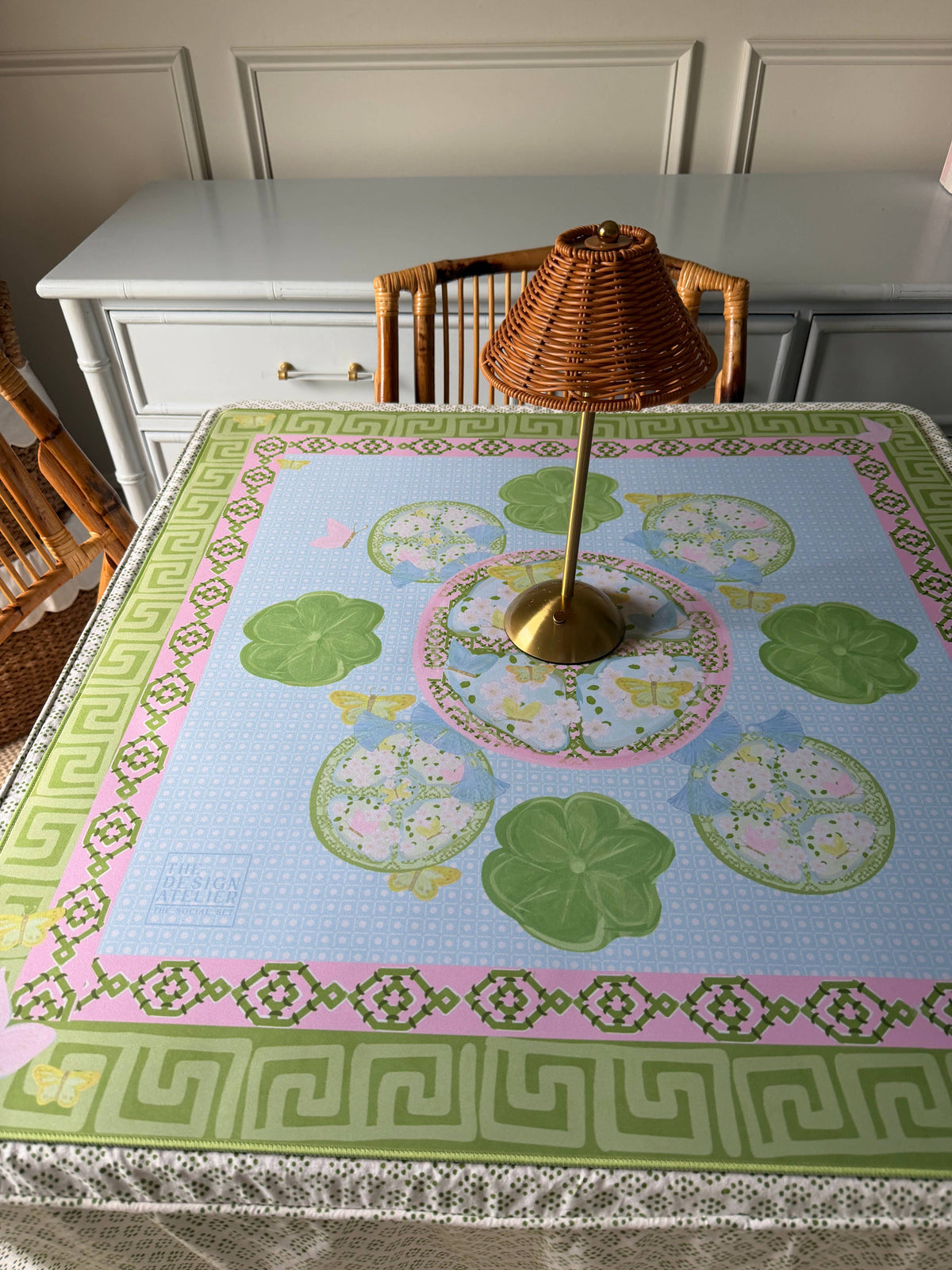 PRE-ORDER || Greer Papillon Society 32.5”x 32.5” Mahjong Mat