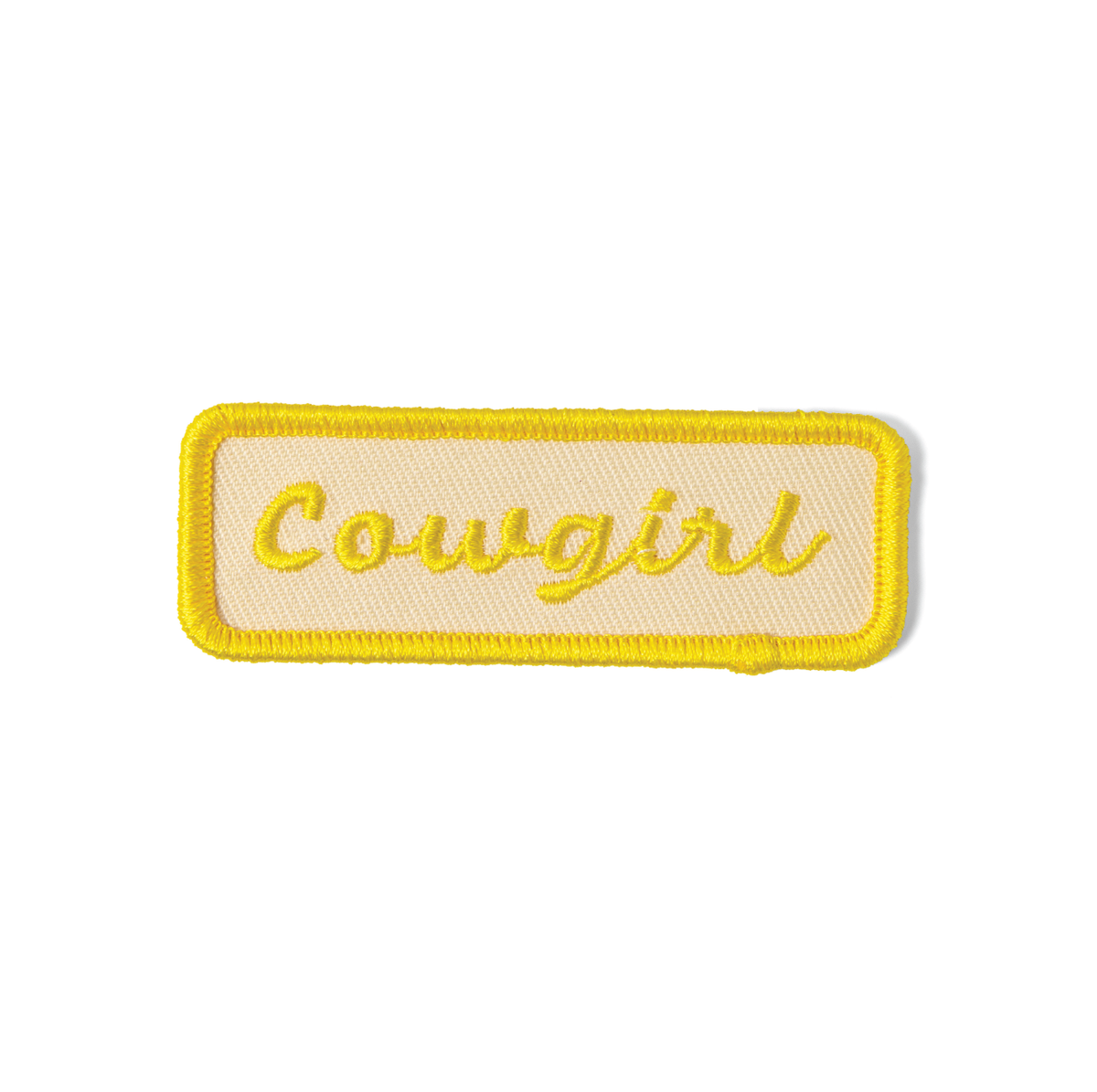 "Cowgirl" Vintage Inspired Iron On Name Patch