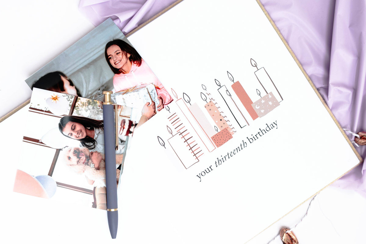 Birthday Memory Book | Birthday Guest Book | Christmas Gift