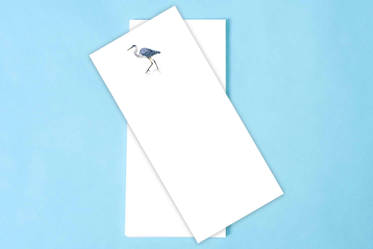 Blue Heron List Notepad