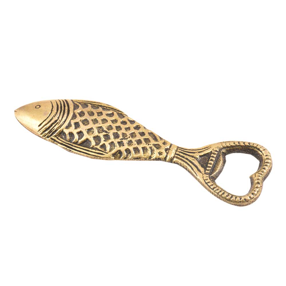 Brass Bottle Opener Wholesale Fish Opener Bar Accessory|1 Pc