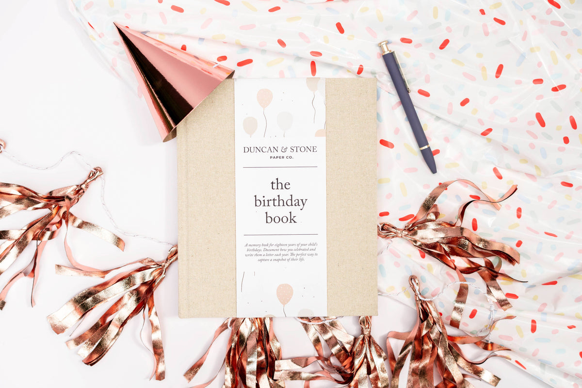 Birthday Memory Book | Birthday Guest Book | Christmas Gift