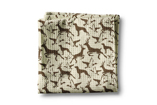 Deer Hunting Wilderness Mountain Hunter Rustic Kitchen Towel